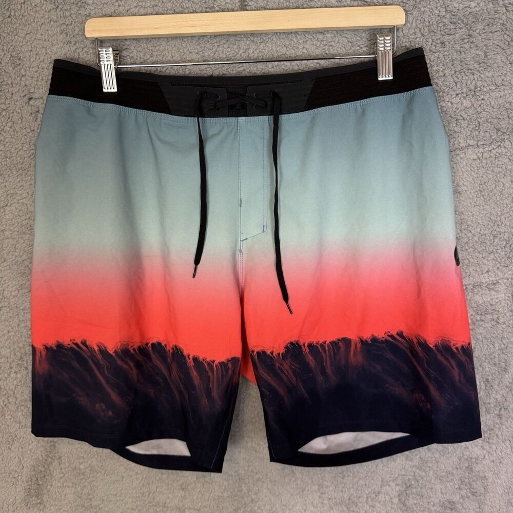 Hurley Board Shorts Mens 34 Stretch Drawstring Beach Swim Trunk